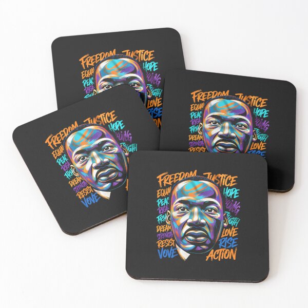 Item preview, Martin Luther King Jr Freedom Justice Hope Portrait designed and sold by GrumpySableye.