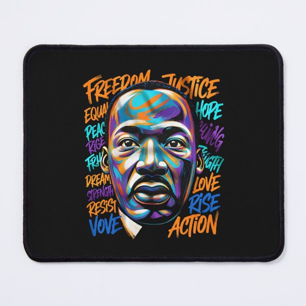Item preview, Martin Luther King Jr Freedom Justice Hope Portrait designed and sold by GrumpySableye.