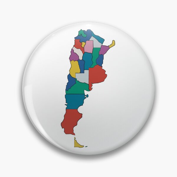 Item preview, Argentina Map T-Shirt — Abstract Colourful Art designed and sold by iampaulmorris.
