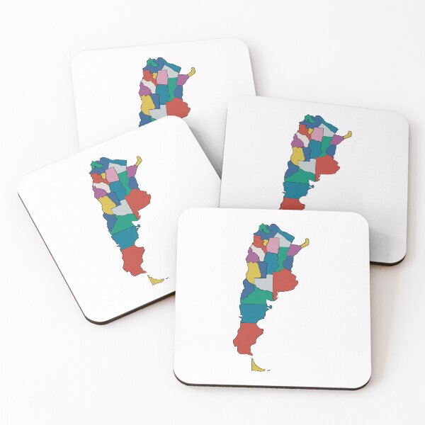 Item preview, Argentina Map T-Shirt — Abstract Colourful Art designed and sold by iampaulmorris.