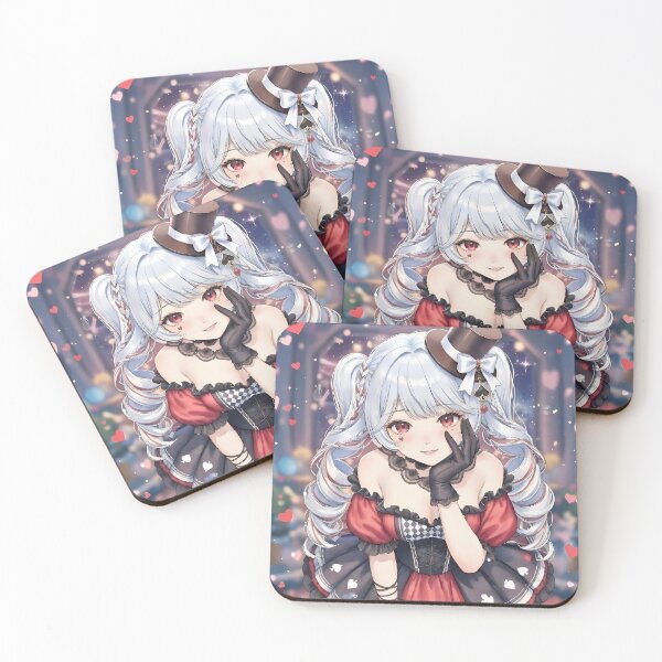 Item preview, Masquerade Trickster Maid - Honkai Star Rail Sparkle Card Queen Portrait designed and sold by AiDigitalSanctum.