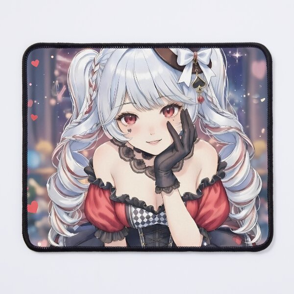 Item preview, Masquerade Trickster Maid - Honkai Star Rail Sparkle Card Queen Portrait designed and sold by AiDigitalSanctum.