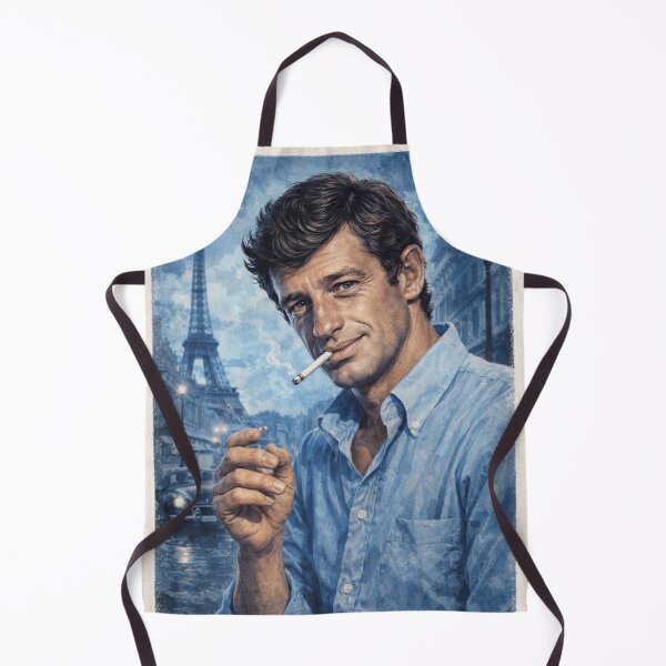 Item preview, Jean-Paul Belmondo – French New Wave Icon (1960s Cinema Art) designed and sold by PeacefulHShop.