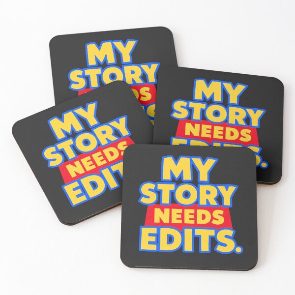 Item preview, My Story Needs Edits Funny Relatable Quote - Minimalist Self Care Aesthetic designed and sold by Wonder Pixel Studio.