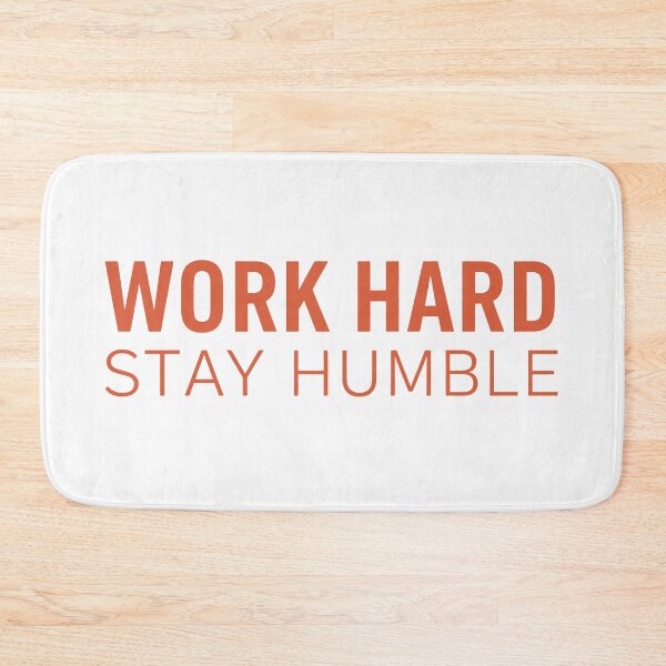 Item preview, Work Hard Stay Humble – Bold Motivational Quote Design designed and sold by andry01.