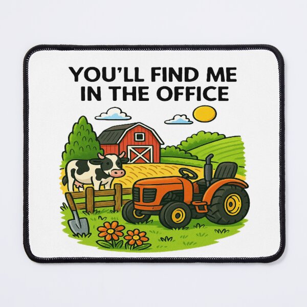 Item preview, You’ll Find Me in the Office – Colorful Farm Life Design designed and sold by myforestfog.