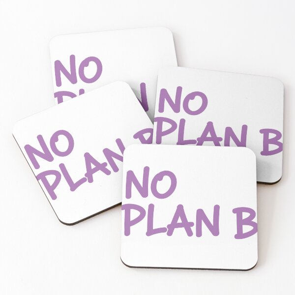 Item preview, No Plan B – Purple Motivational Quote Typography designed and sold by andry01.