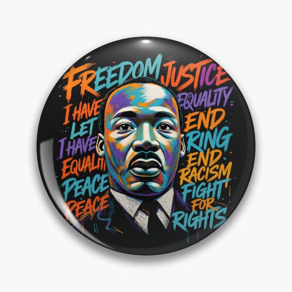 Item preview, Martin Luther King Jr Equality Peace Believe Typography designed and sold by GrumpySableye.