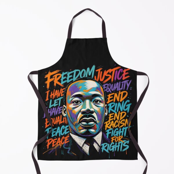Item preview, Martin Luther King Jr Equality Peace Believe Typography designed and sold by GrumpySableye.