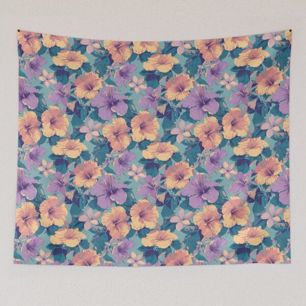 Item preview, Graceful Tropical Floral Texture - Flower Floral Pattern  - Anniversary Gifts designed and sold by RoyalStarsPatts.