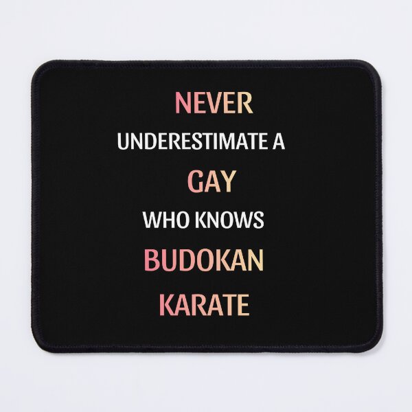 Item preview, Funny Budokan Karate Gay Pride Quote designed and sold by thurma85.