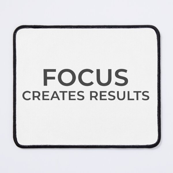 Item preview, Focus Creates Results – Minimal Motivational Quote Typography designed and sold by andry01.