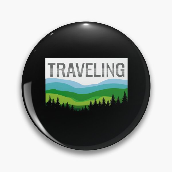 Item preview, TRAVELING Nature Poster – Scenic Forest & Mountain Landscape for Adventure Lovers & Wanderlust Souls designed and sold by Bright Nest Studio.