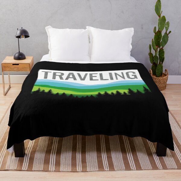 Item preview, TRAVELING Nature Poster – Scenic Forest & Mountain Landscape for Adventure Lovers & Wanderlust Souls designed and sold by Bright Nest Studio.