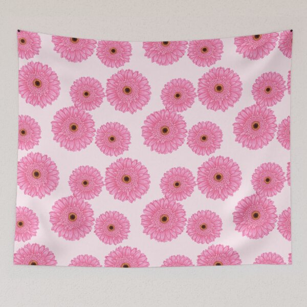 Item preview, Full Pink Gerbera flower pattern designed and sold by Fridayscorner.