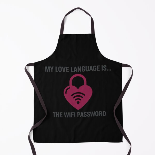 Item preview, Funny Love Language WiFi Password T-Shirt Design designed and sold by BlissHalo.