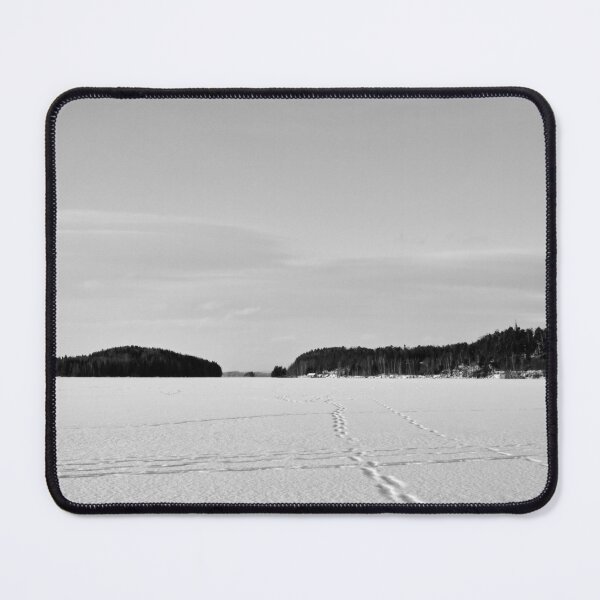 Item preview, Pathway over ice. Kulovesi Siuro 2026 bw designed and sold by Jouko Lehto Photography.