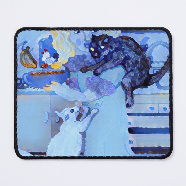 Item preview, Cats At Breakfast designed and sold by pinkyjainpan.
