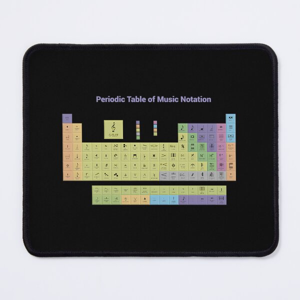 Item preview, Periodic Table Of Music Notation Symbol Musician Gift designed and sold by AlhassanMB.