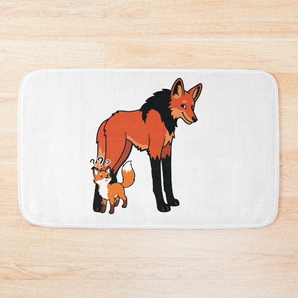 Item preview, Tall Fox Energy Funny Maned Wolf Comparison designed and sold by Petzzz.