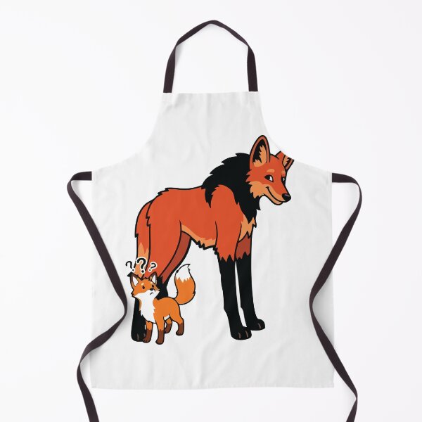 Item preview, Tall Fox Energy Funny Maned Wolf Comparison designed and sold by Petzzz.