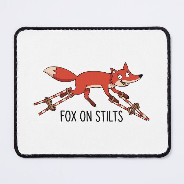 Item preview, Fox On Stilts Literal Maned Wolf Pun designed and sold by Petzzz.