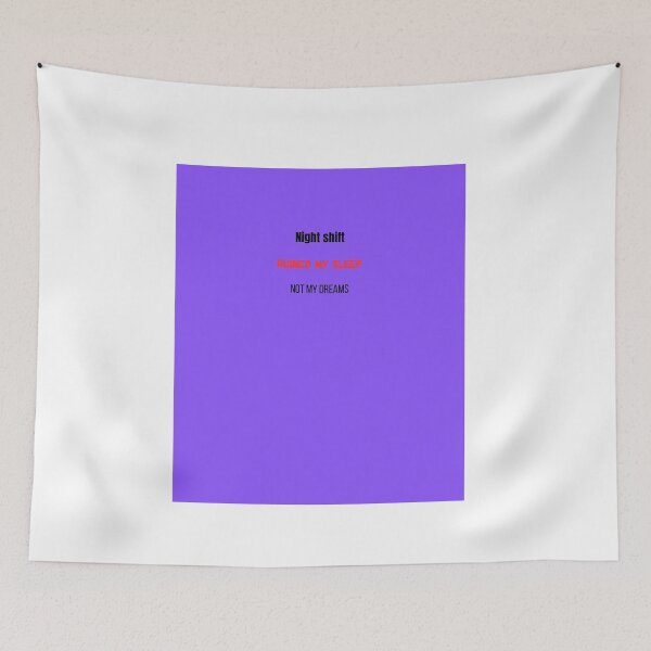 Item preview, Night Shift Ruined My Sleep. designed and sold by NeonPetal.
