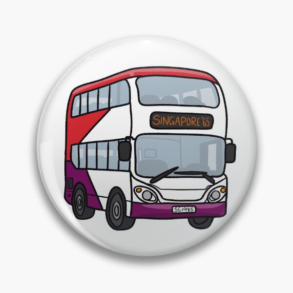 Item preview, Singapore Double Decker Bus designed and sold by ArtsieArt.