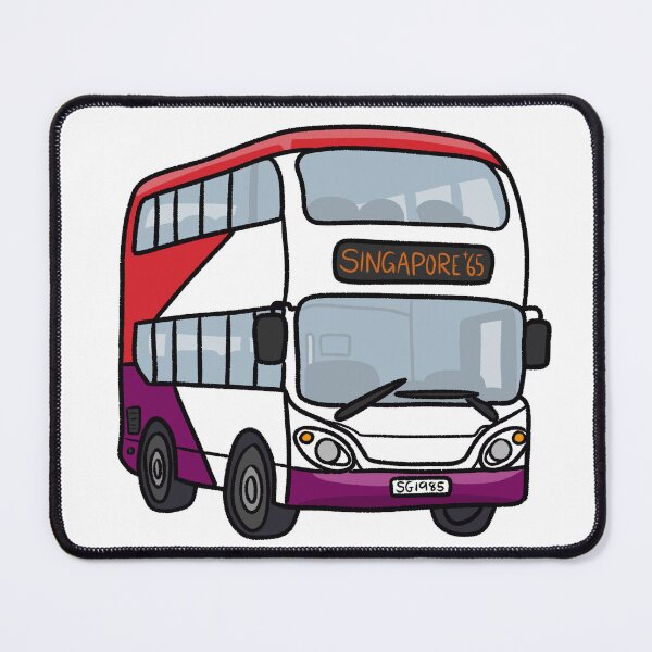 Item preview, Singapore Double Decker Bus designed and sold by ArtsieArt.