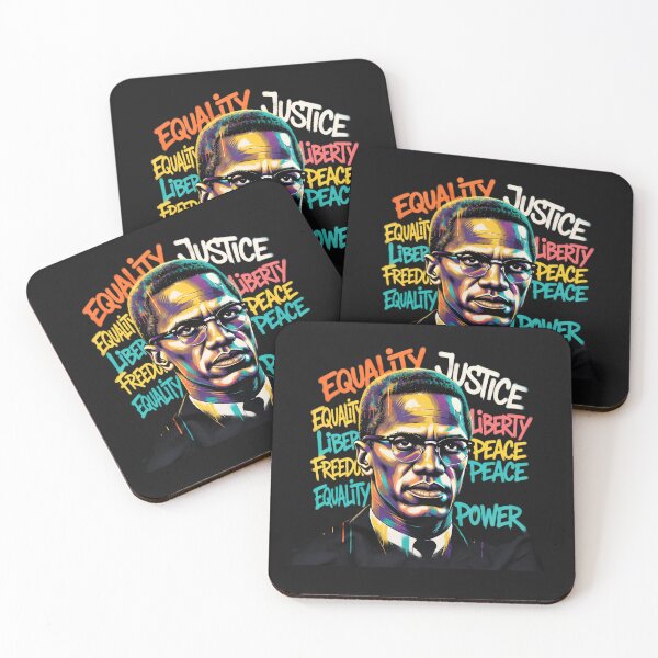 Item preview, Malcolm X Human Rights Power and Peace designed and sold by GrumpySableye.