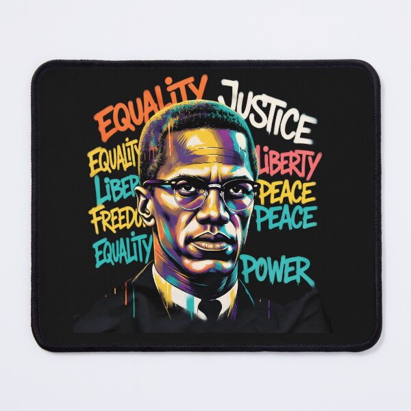 Item preview, Malcolm X Human Rights Power and Peace designed and sold by GrumpySableye.