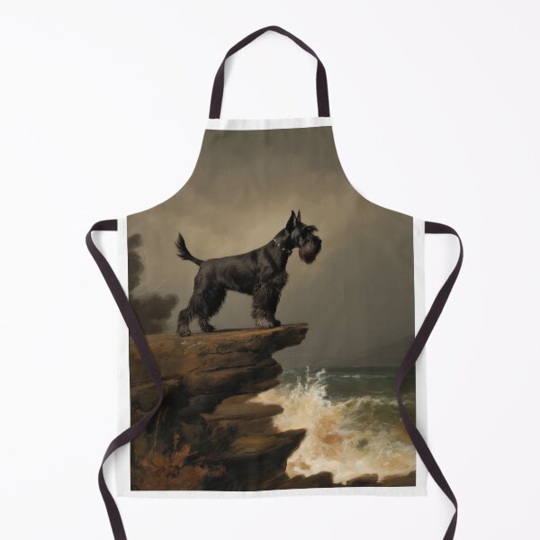 Item preview, Black Zwergschnauzer On Cliffs designed and sold by VictorMassacre.
