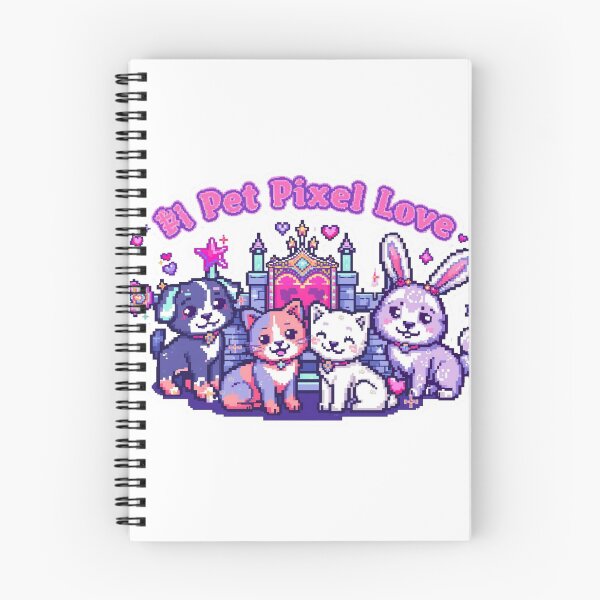 Item preview, Y2K Sticker - Pixel Pet Valentine Multi Animal Gift designed and sold by OrikuStudio.
