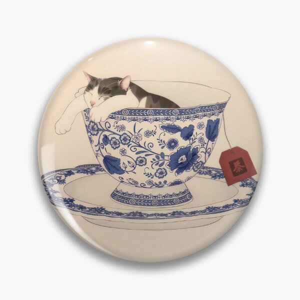 Item preview, Cat in Cup of Tea  designed and sold by nebelimr.