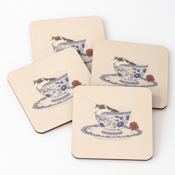 Item preview, Cat in Cup of Tea  designed and sold by nebelimr.