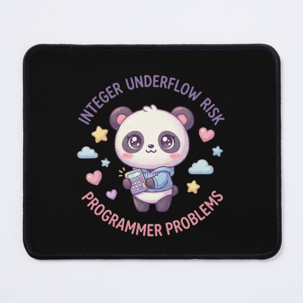 Item preview, Integer Underflow Risk Programmer Problems Kawaii Panda designed and sold by anass002.