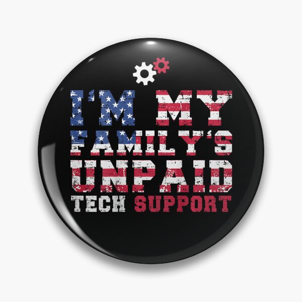 Item preview, Funny Computer Tech, I'm my family's unpaid tech support designed and sold by herbwaters.