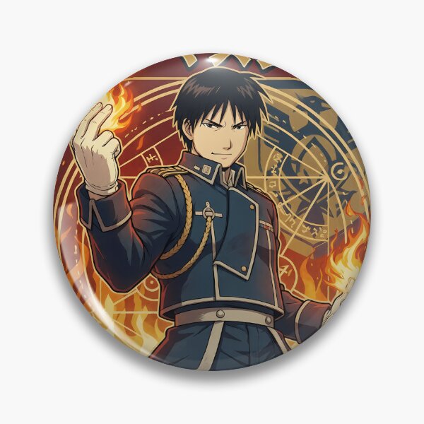 Item preview, Fire Alchemist Officer - Snap Magic Anime Aesthetic Art designed and sold by MugenAnime.