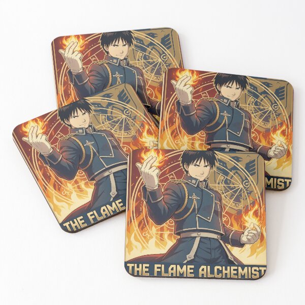 Item preview, Fire Alchemist Officer - Snap Magic Anime Aesthetic Art designed and sold by MugenAnime.