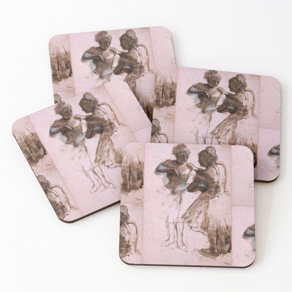 Item preview, Two Dancers by Edgar Degas: Ballet Impressionist Fine Art Poster designed and sold by artofuniverse.
