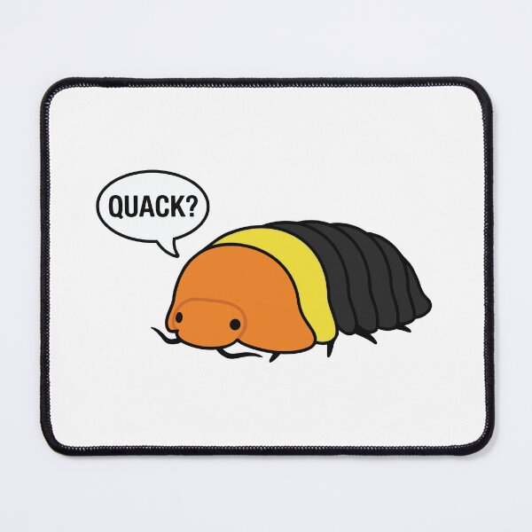 Item preview, Rubber Ducky Isopod Quack Cute Crustacean designed and sold by Petzzz.