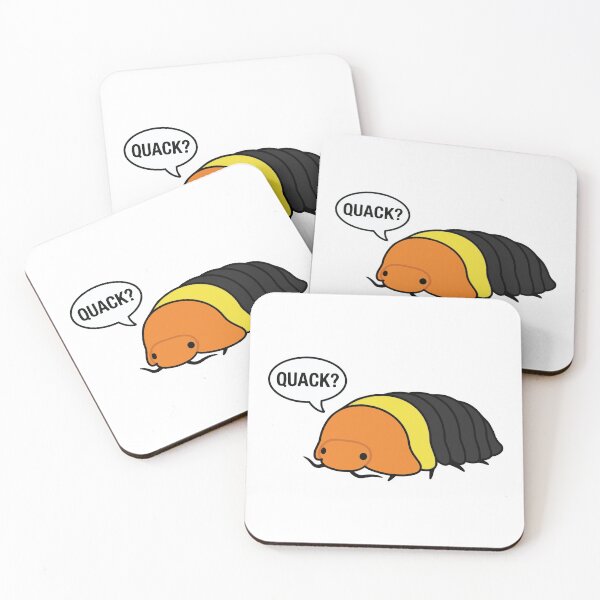 Item preview, Rubber Ducky Isopod Quack Cute Crustacean designed and sold by Petzzz.