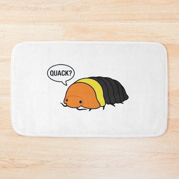 Item preview, Rubber Ducky Isopod Quack Cute Crustacean designed and sold by Petzzz.