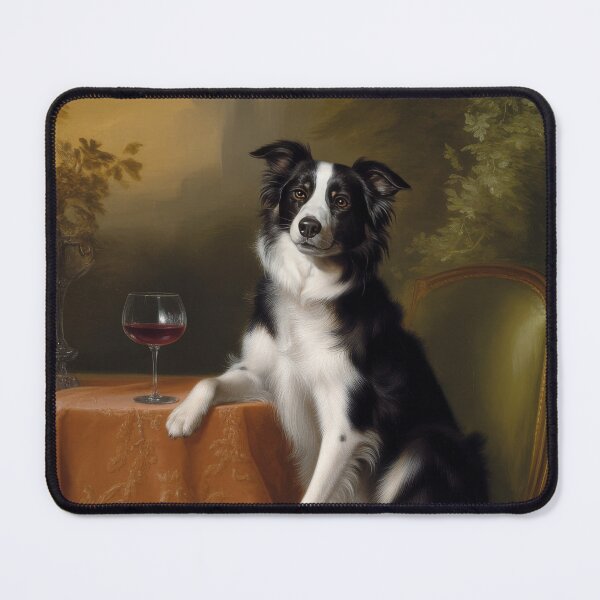 Item preview, Border Collie Dog With Wine designed and sold by VictorMassacre.