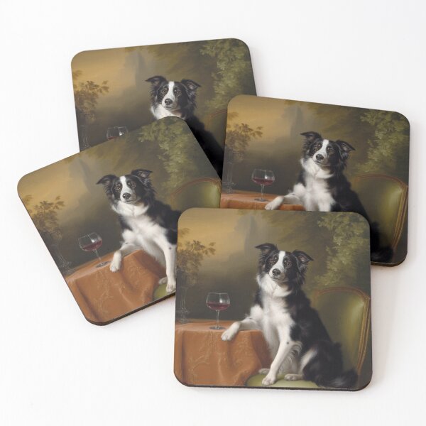 Item preview, Border Collie Dog With Wine designed and sold by VictorMassacre.