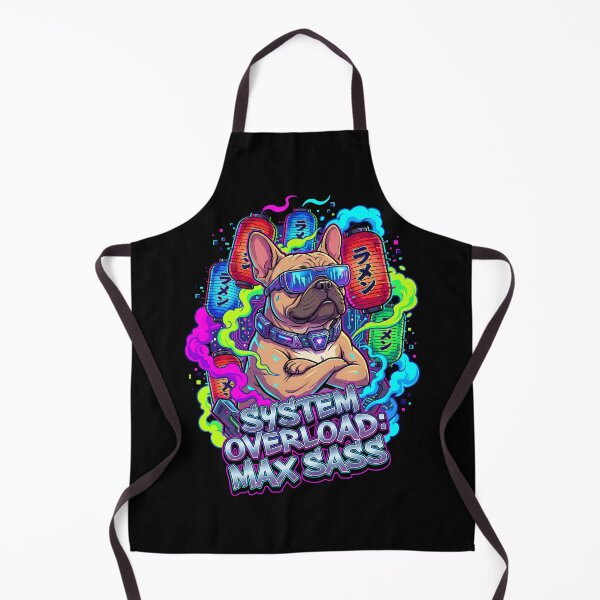 Item preview, French Bulldog Cyberpunk Glitch Lantern Hip Hop designed and sold by Tong4130.