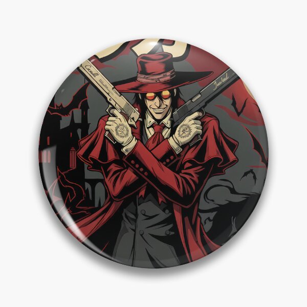 Artikelvorschau, Purpurroter Vampirfürst – Ästhetische Kunst im Gothic-Anime-Stil mit Schützenmotiv entworfen und verkauft von MugenAnime.