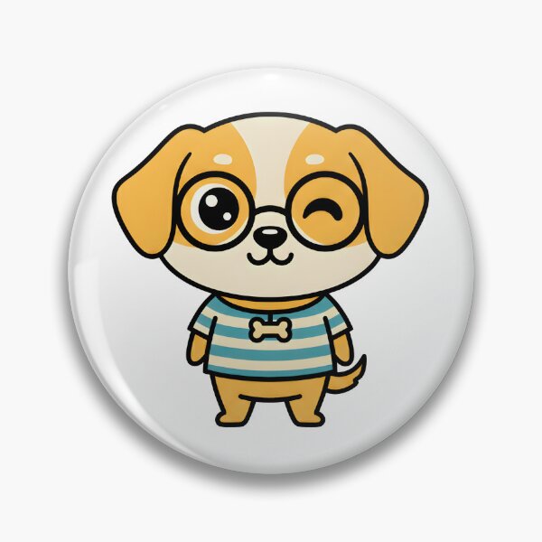 Item preview, Winking Nerd Pup designed and sold by dreephic22.
