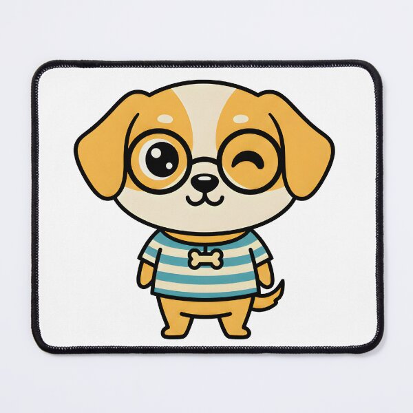 Item preview, Winking Nerd Pup designed and sold by dreephic22.