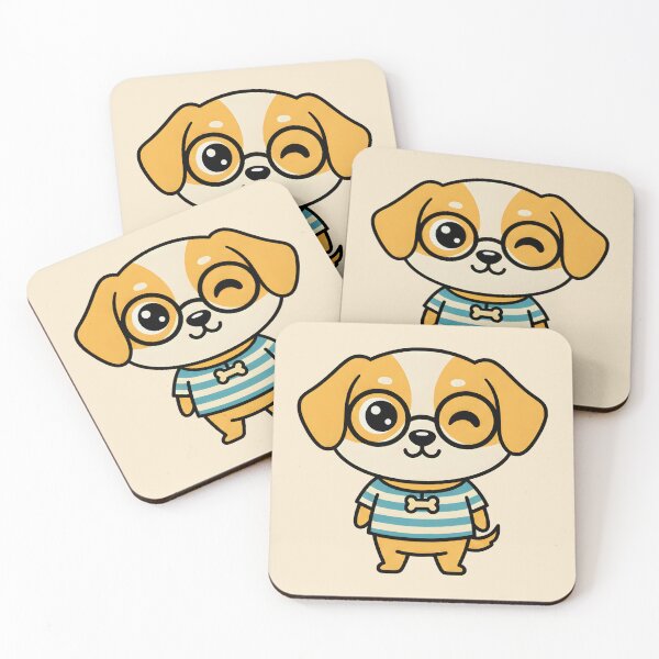 Item preview, Winking Nerd Pup designed and sold by dreephic22.